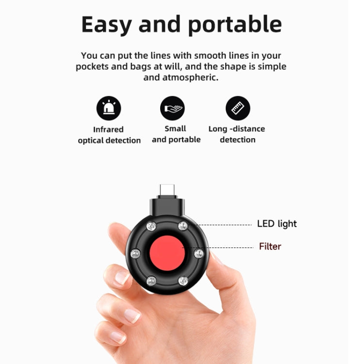 S300 USB-C/Type-C Plug Infrared Detector Hotel Camera Anti-Sneak Shooting Scanner, Type-C S300 USB-C/Type-C Plug Infrared Detector Hotel Camera Anti-Sneak Shooting Scanner, Type-C